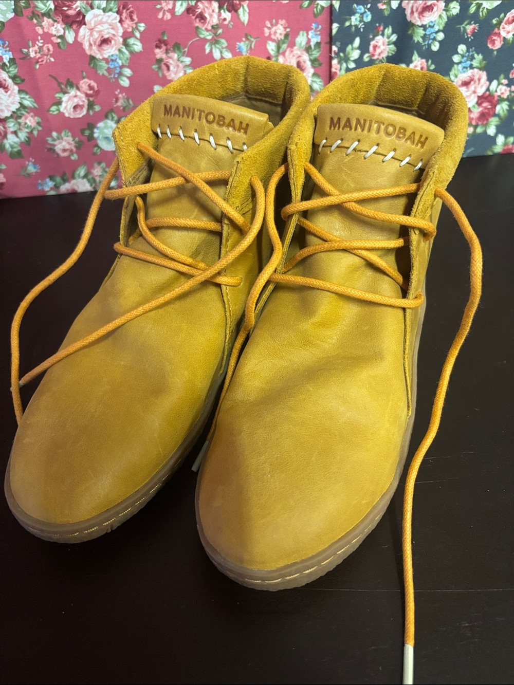 Women’s Mustard Suede Chukka Boots